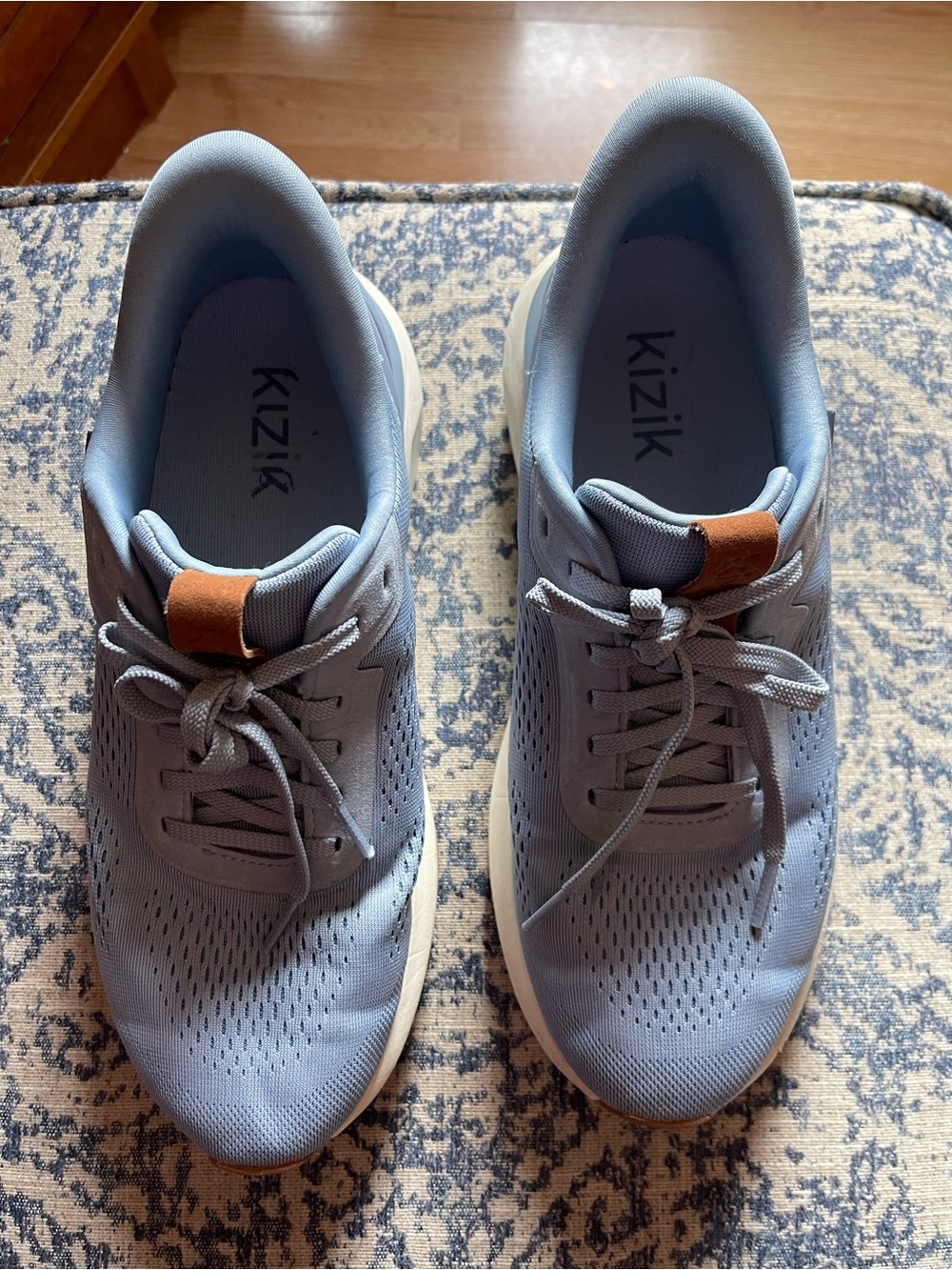 Women’s Light Blue Kizik Slip-On Sneakers